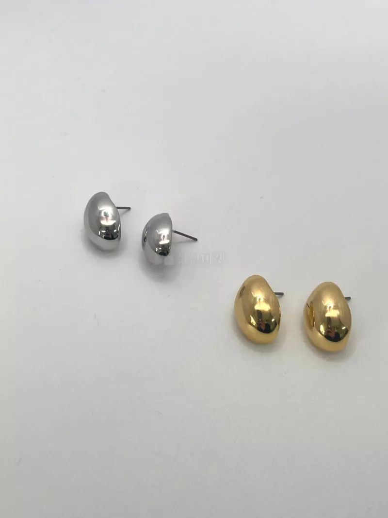 Mood - Korean Women Fashion - #thatsdarling - A3549 Bold Simple Mood Earrings