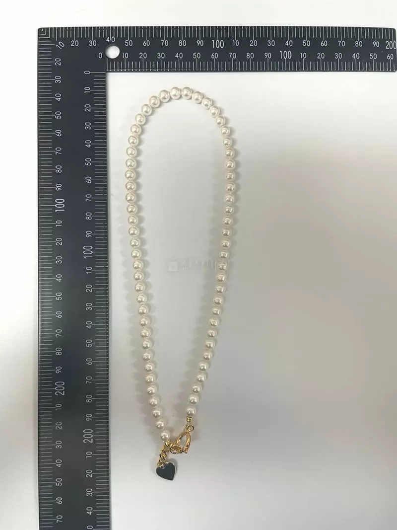 Mood - Korean Women Fashion - #thatsdarling - A3521 Super Pearl Heart Necklace - 4