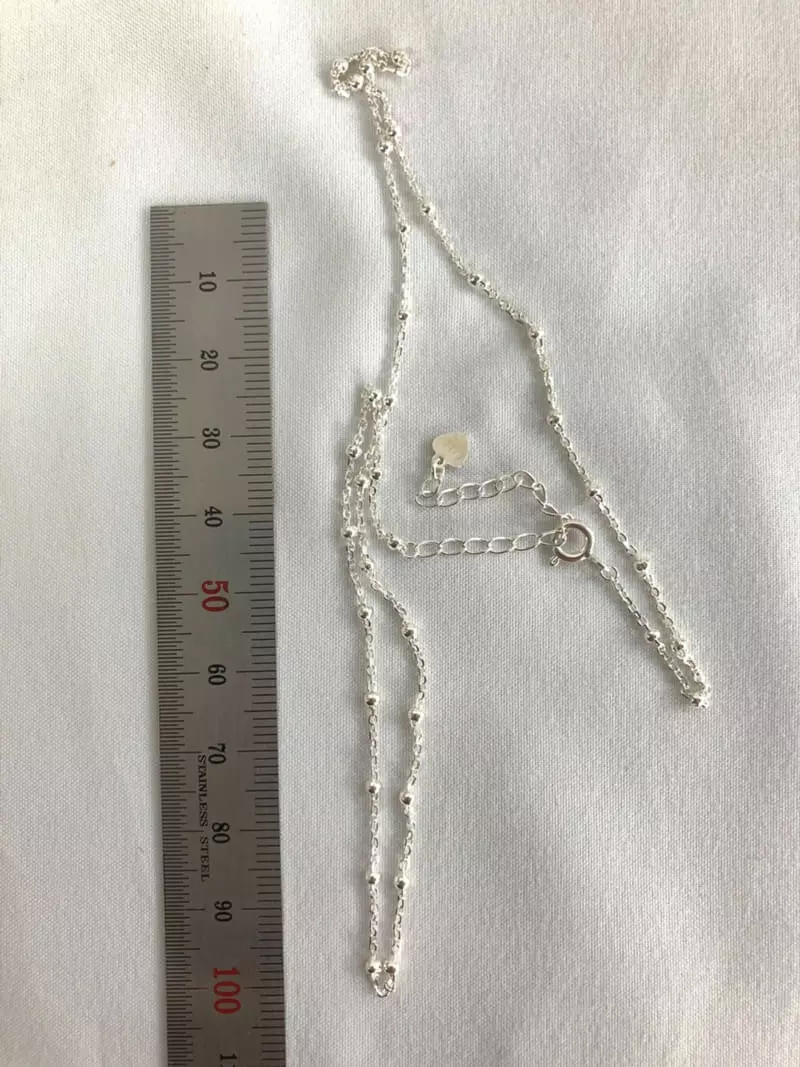 Mood - Korean Women Fashion - #vintageinspired - A1158 Chain Silver Necklace - 4