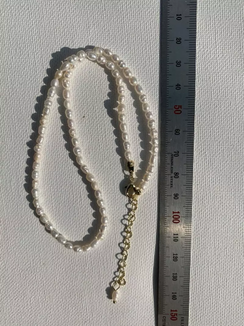 Mood - Korean Women Fashion - #womensfashion - A2165 Pearl Necklace - 3