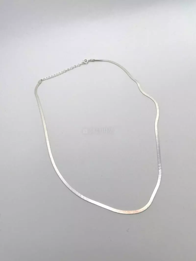 Mood - Korean Women Fashion - #womensfashion - A3545 Chain Silver Necklace - 2