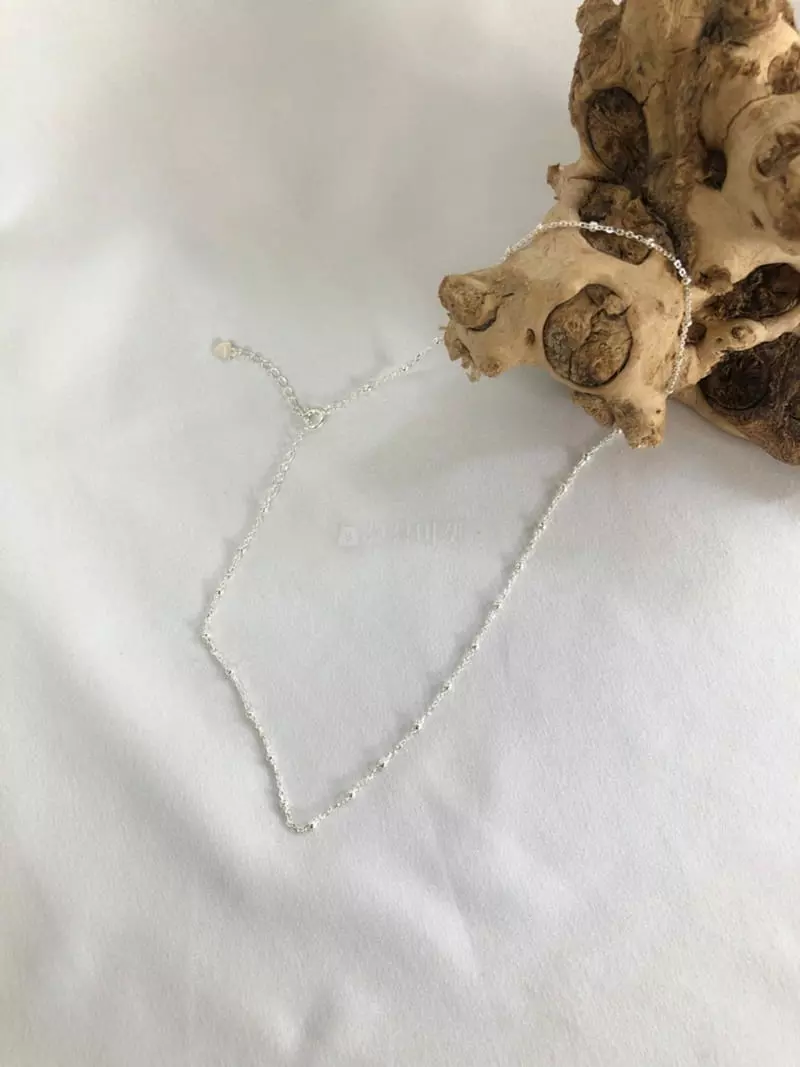 Mood - Korean Women Fashion - #womensfashion - A1158 Chain Silver Necklace - 2