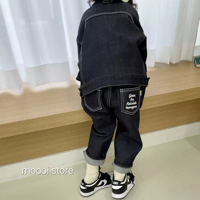 Mooi Store - Korean Children Fashion - #Kfashion4kids - Calvin Embroidery Pants - 2