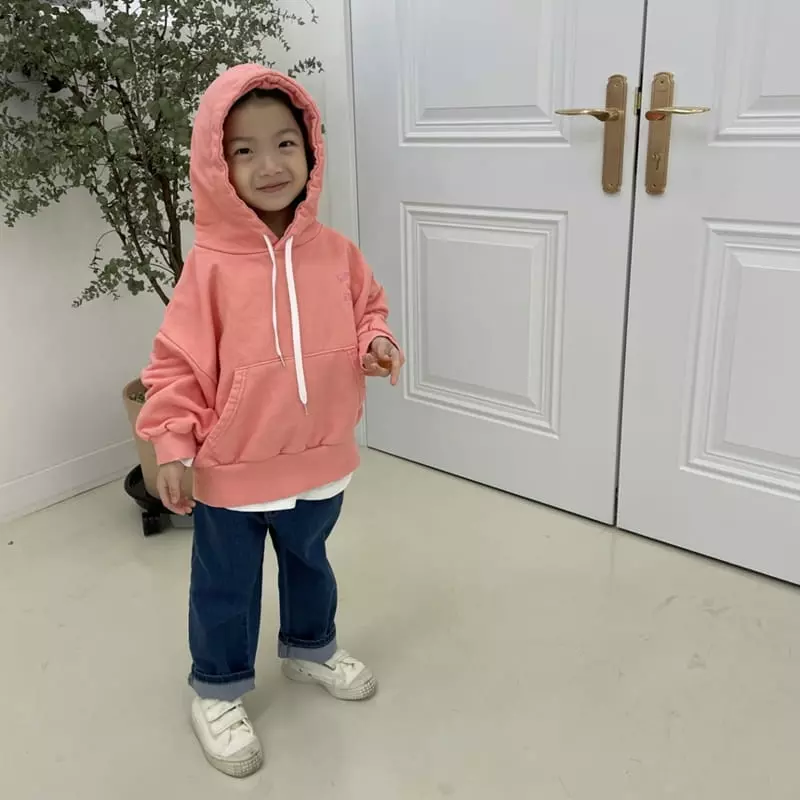 Mooi Store - Korean Children Fashion - #Kfashion4kids - Pigment Embroidery Hoody - 2
