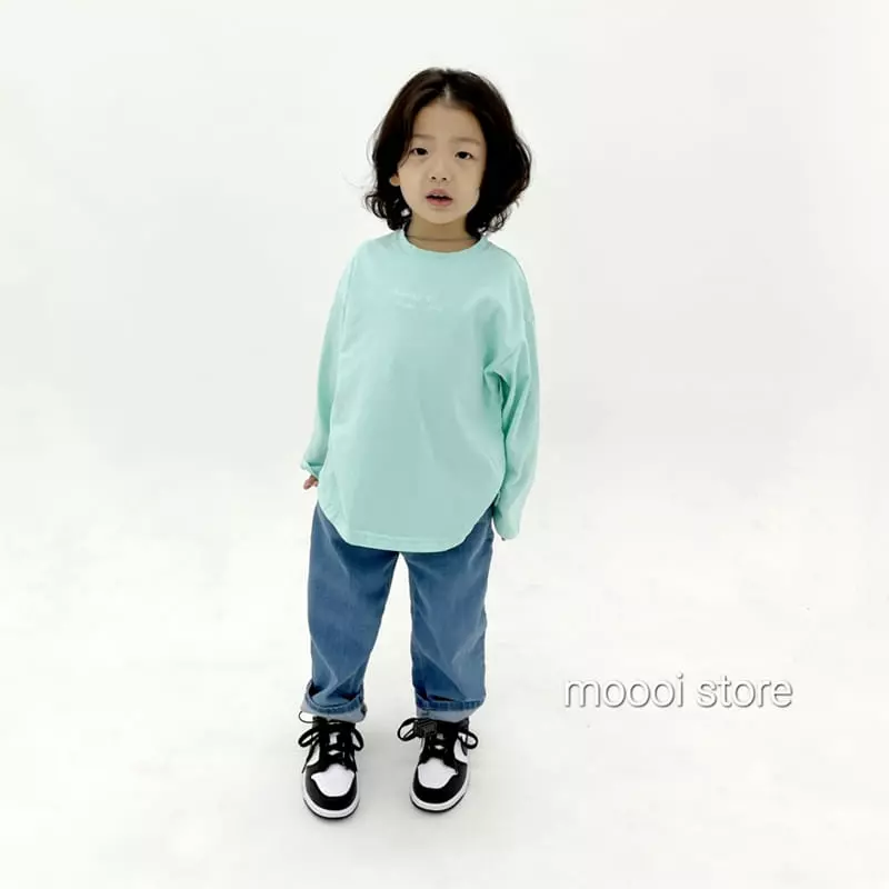 Mooi Store - Korean Children Fashion - #childofig - Heart Embroidery Tee - 8