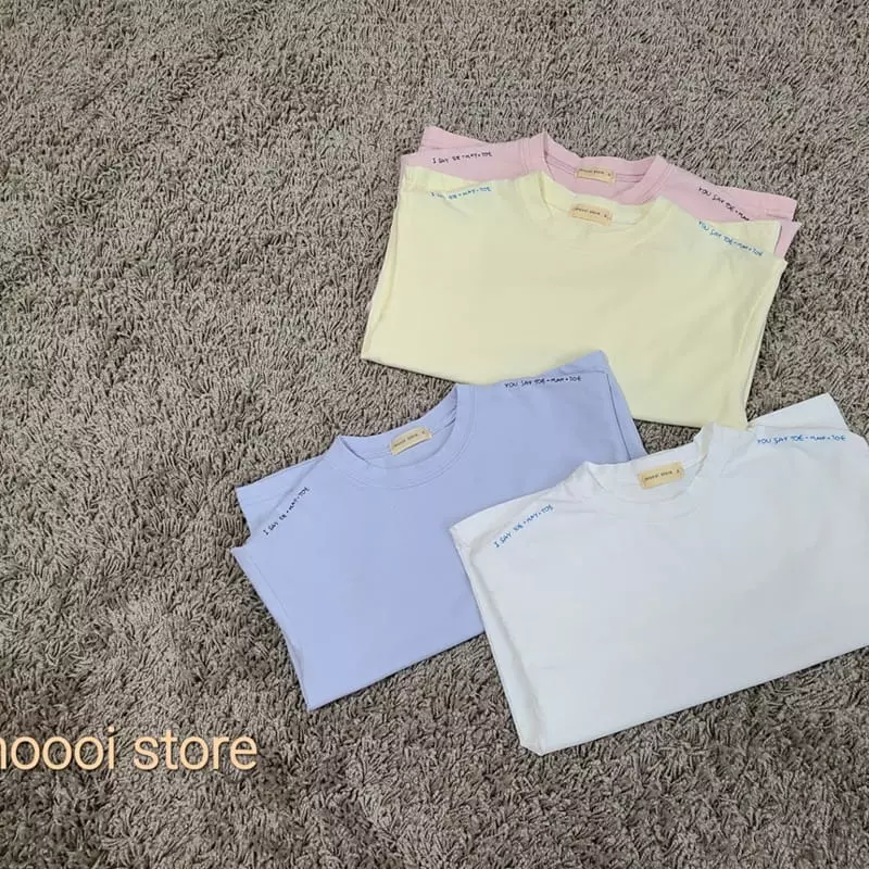 Mooi Store - Korean Children Fashion - #childrensboutique - Shoulder Embroidery Tee - 10
