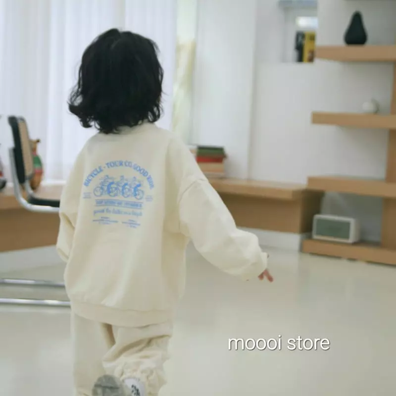 Mooi Store - Korean Children Fashion - #childrensboutique - Bicycle Sweatshirt - 5