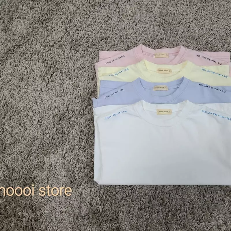 Mooi Store - Korean Children Fashion - #designkidswear - Shoulder Embroidery Tee - 11