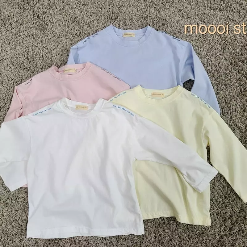 Mooi Store - Korean Children Fashion - #discoveringself - Shoulder Embroidery Tee - 12