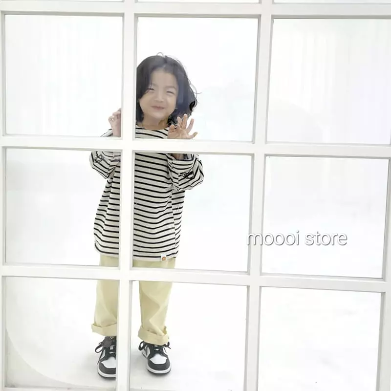 Mooi Store - Korean Children Fashion - #discoveringself - 10 Stripes Tee - 10