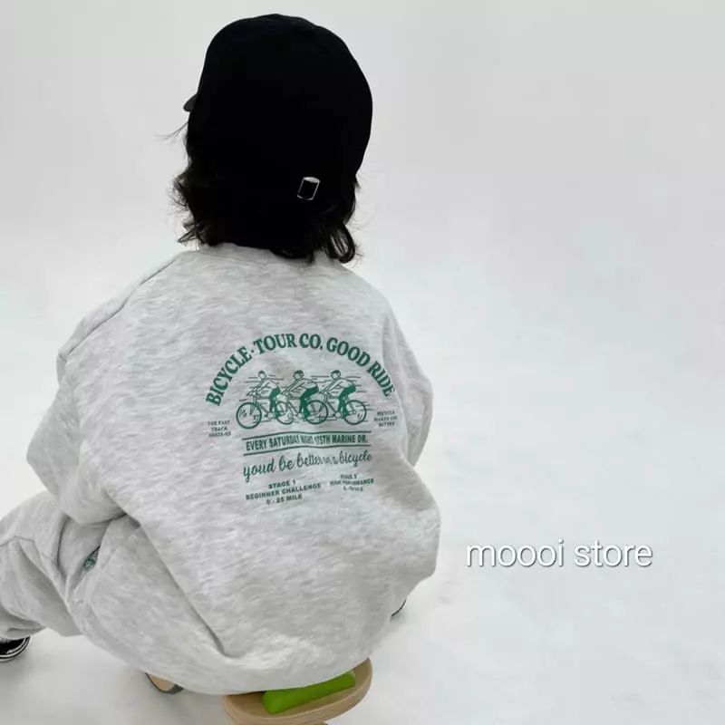 Mooi Store - Korean Children Fashion - #fashionkids - Bicycle Sweatshirt - 8