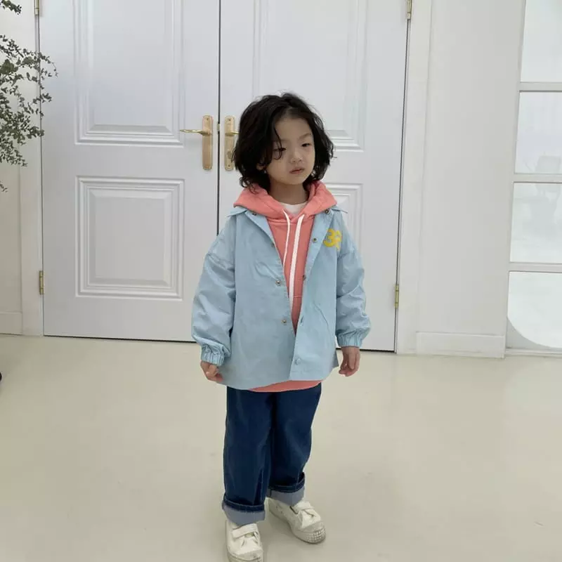 Mooi Store - Korean Children Fashion - #fashionkids - Coach Embroidery Jacket - 2