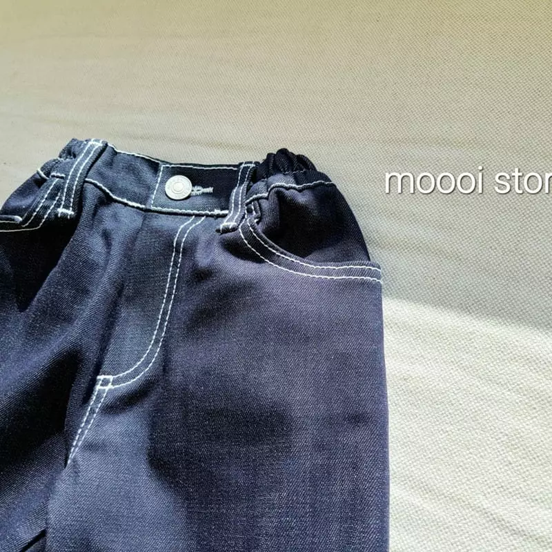 Mooi Store - Korean Children Fashion - #fashionkids - Calvin Embroidery Pants - 12