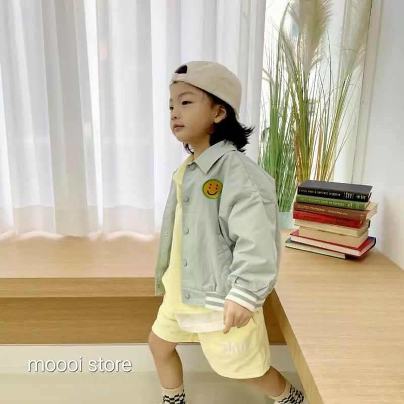 Mooi Store - Korean Children Fashion - #kidsshorts - Embroidery Blouson - 5