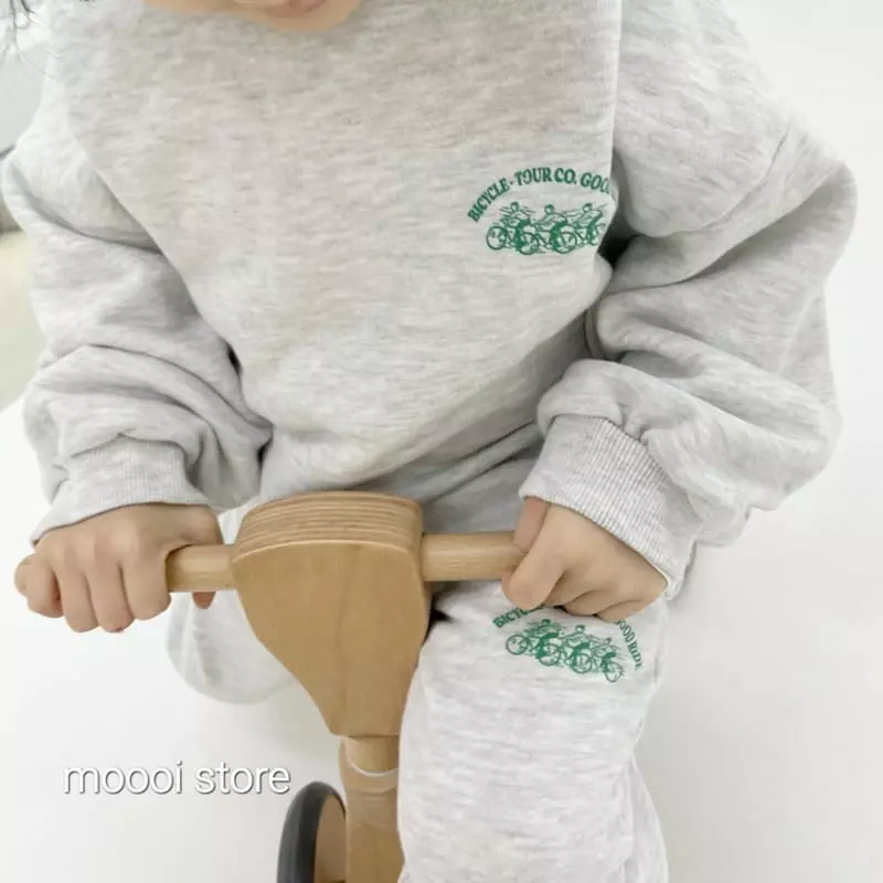 Mooi Store - Korean Children Fashion - #kidsstore - Bicycle Sweatshirt - 10