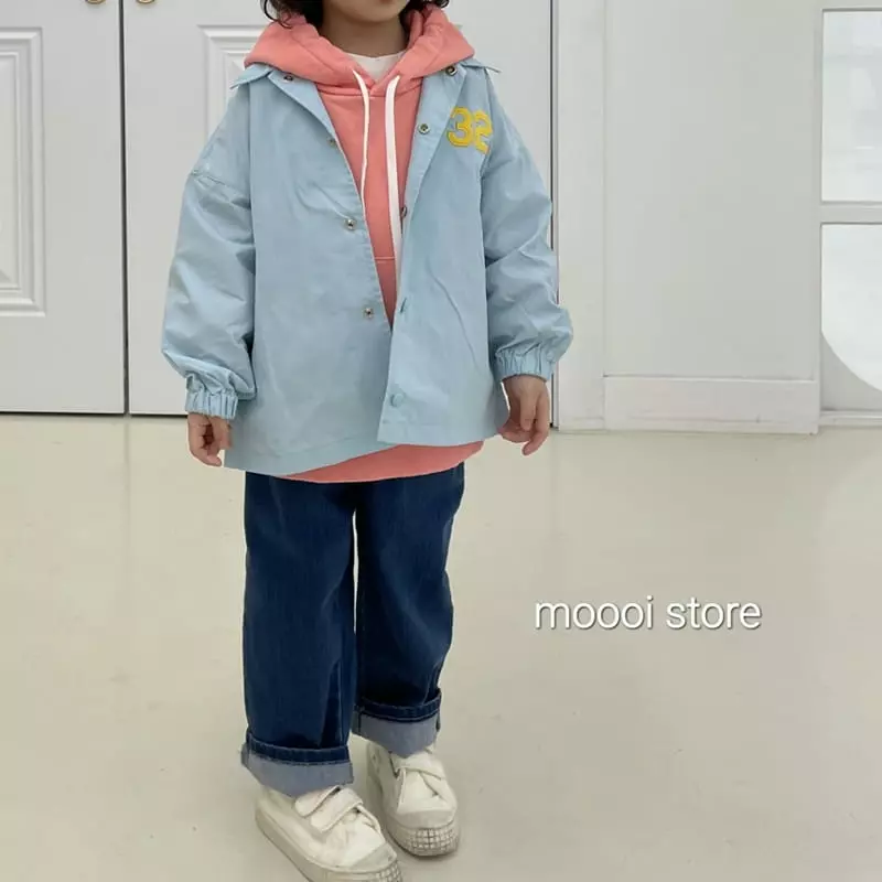 Mooi Store - Korean Children Fashion - #kidsshorts - Coach Embroidery Jacket - 4