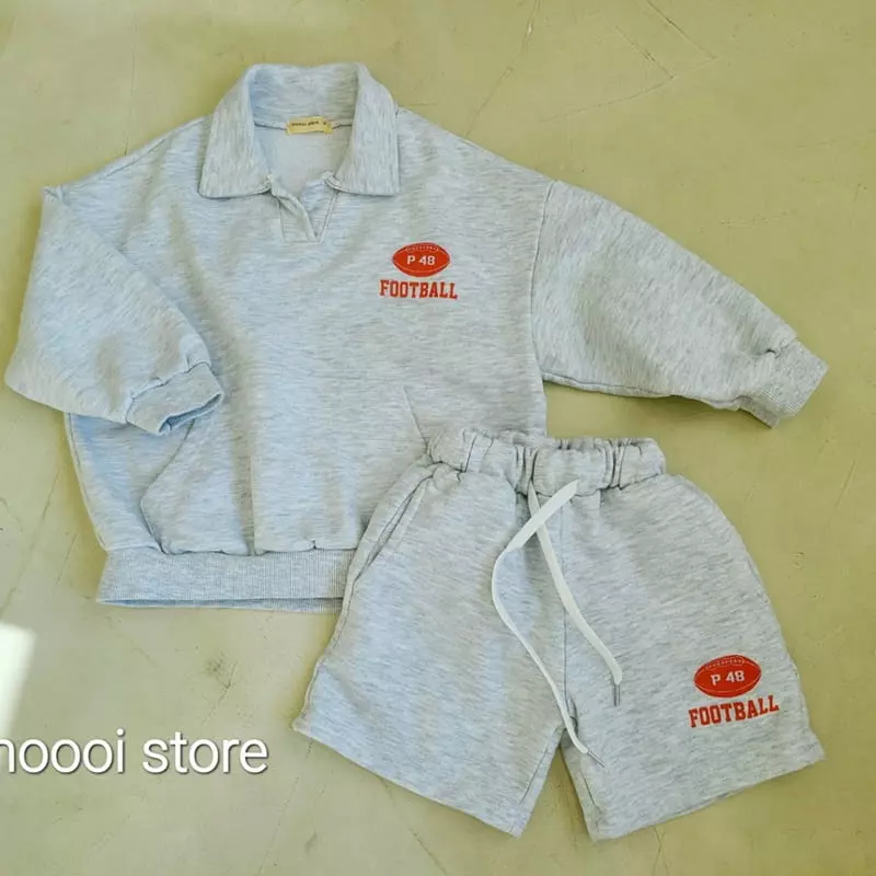Mooi Store - Korean Children Fashion - #littlefashionista - Football Collar Tee - 12