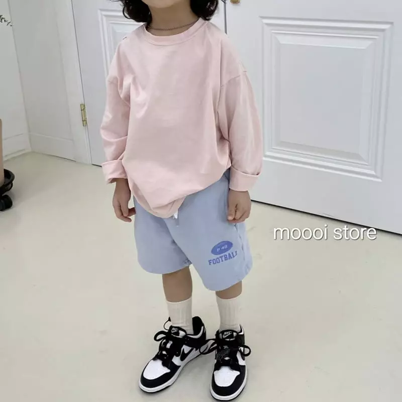 Mooi Store - Korean Children Fashion - #magicofchildhood - Foot Ball Collar Half Pants - 5