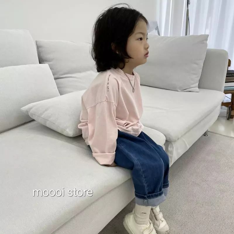 Mooi Store - Korean Children Fashion - #magicofchildhood - Shoulder Embroidery Tee - 4