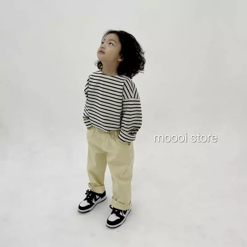 Mooi Store - Korean Children Fashion - #minifashionista - 10 Stripes Tee - 2