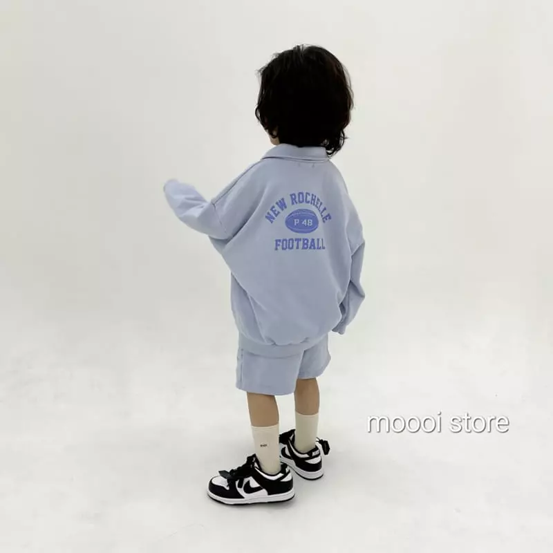Mooi Store - Korean Children Fashion - #minifashionista - Foot Ball Collar Half Pants - 6