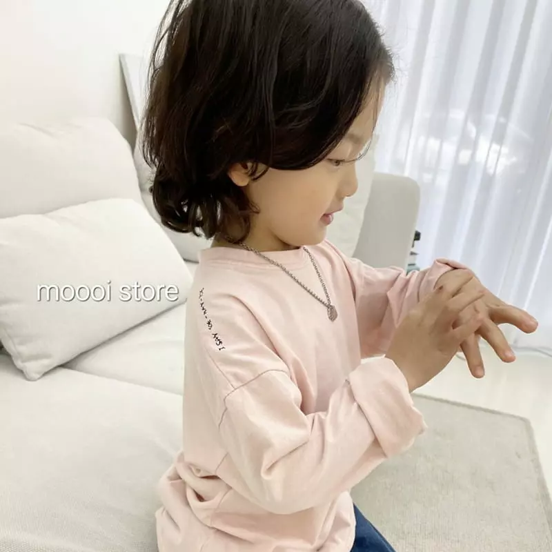 Mooi Store - Korean Children Fashion - #prettylittlegirls - Shoulder Embroidery Tee - 5