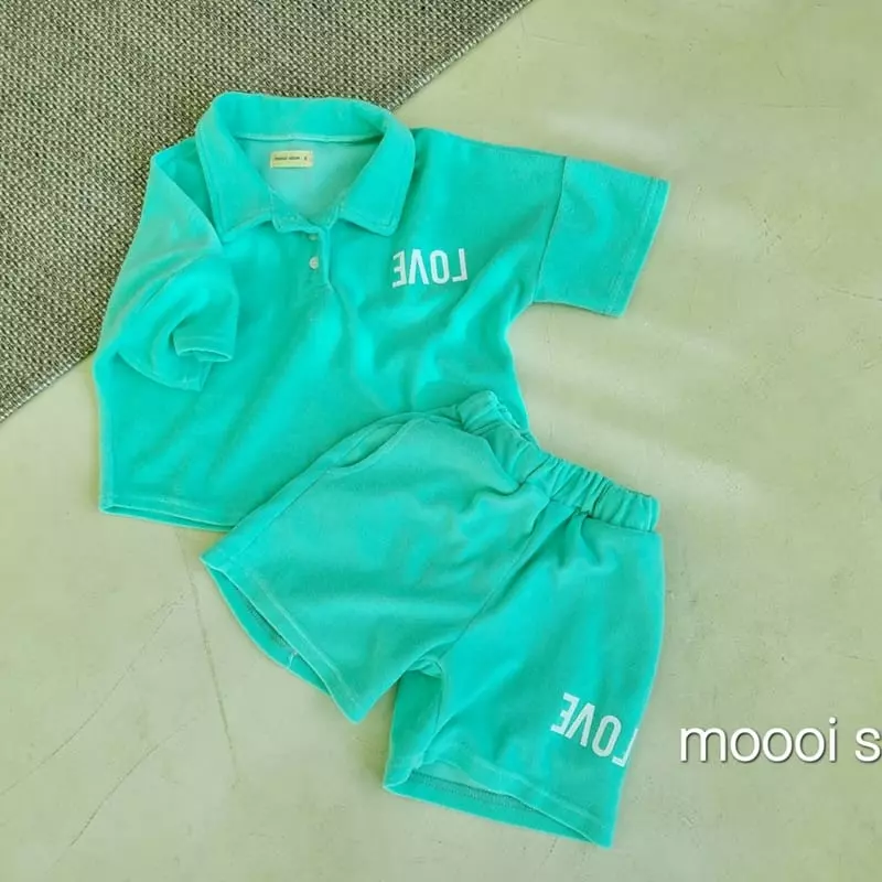 Mooi Store - Korean Children Fashion - #prettylittlegirls - Love Towel Half Pants - 10