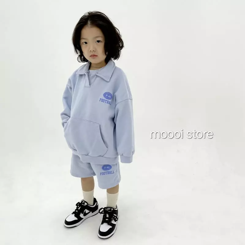 Mooi Store - Korean Children Fashion - #todddlerfashion - Foot Ball Collar Half Pants - 8