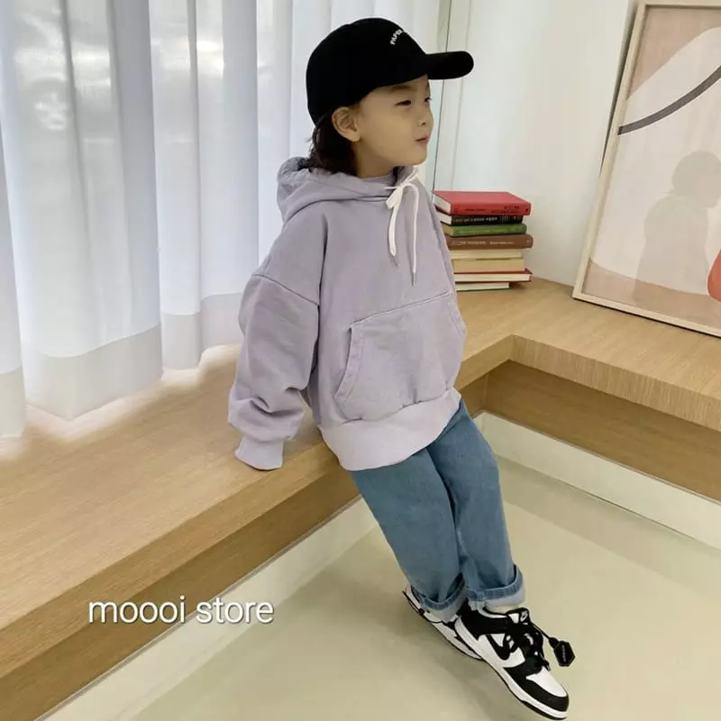Mooi Store - Korean Children Fashion - #todddlerfashion - Pigment Embroidery Hoody - 7