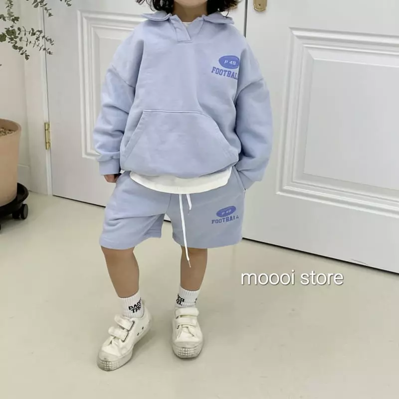Mooi Store - Korean Children Fashion - #toddlerclothing - Football Collar Tee