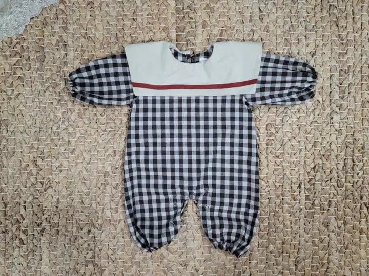 Moran - Korean Baby Fashion - #babyoutfit - Lan Sailor Bodysuit