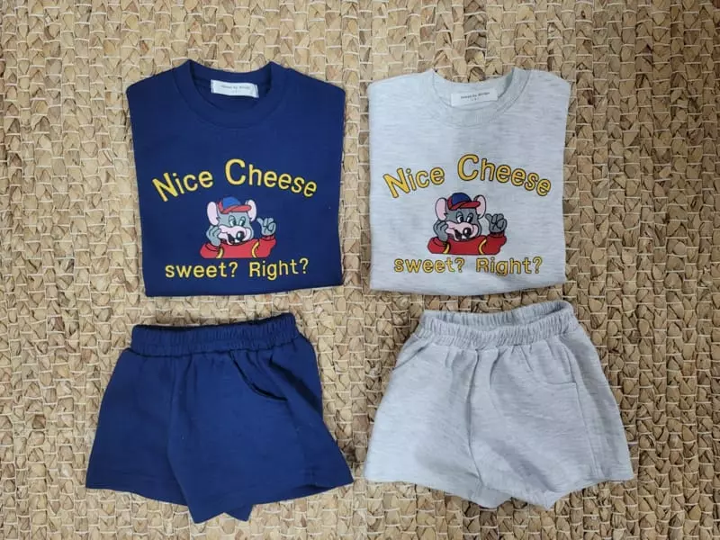 Moran - Korean Children Fashion - #childofig - Nice Cheese Top Bottom Set - 5