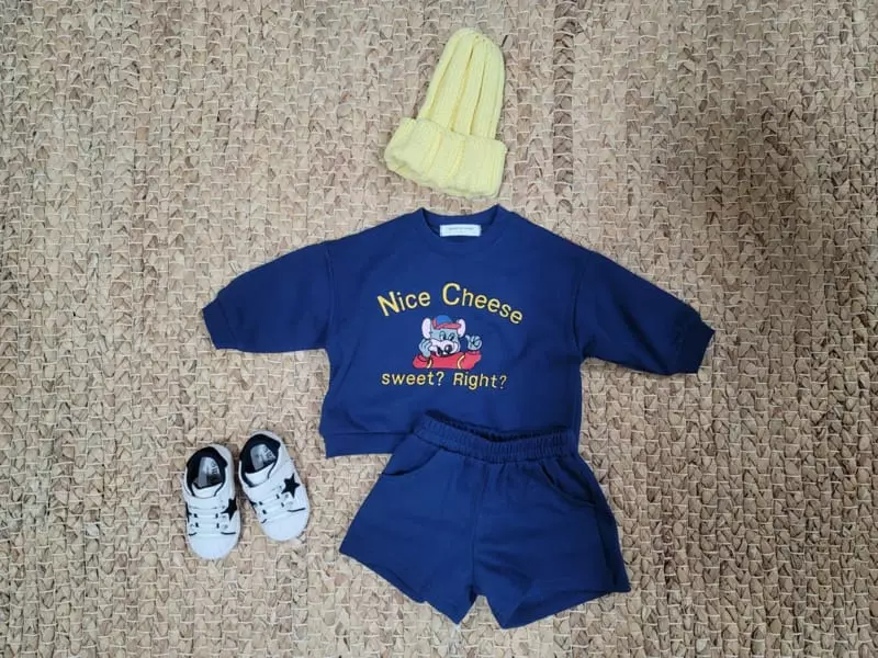 Moran - Korean Children Fashion - #littlefashionista - Nice Cheese Top Bottom Set
