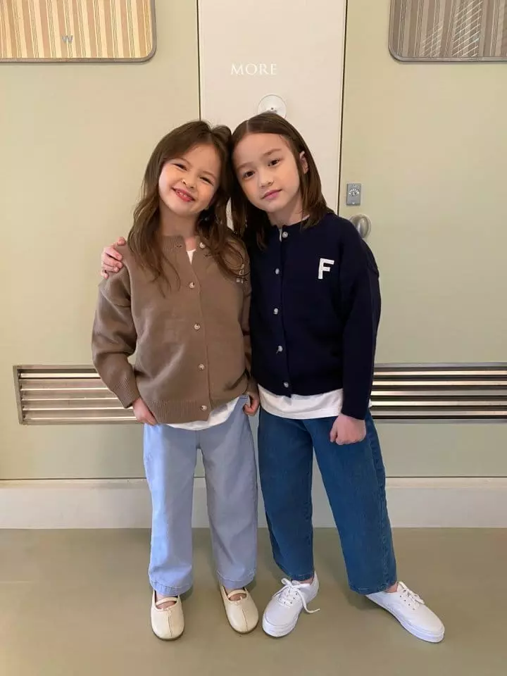 More - Korean Children Fashion - #Kfashion4kids - Alphabet Cardigan