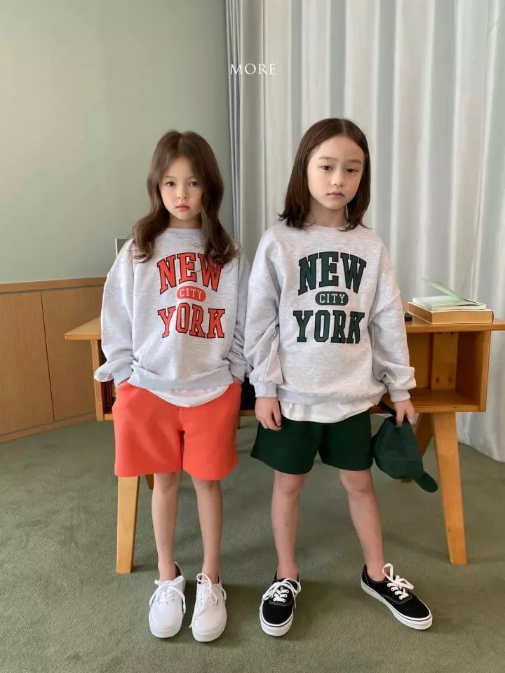 More - Korean Children Fashion - #kidzfashiontrend - Newyork Sweatshirt Bottom Set - 4
