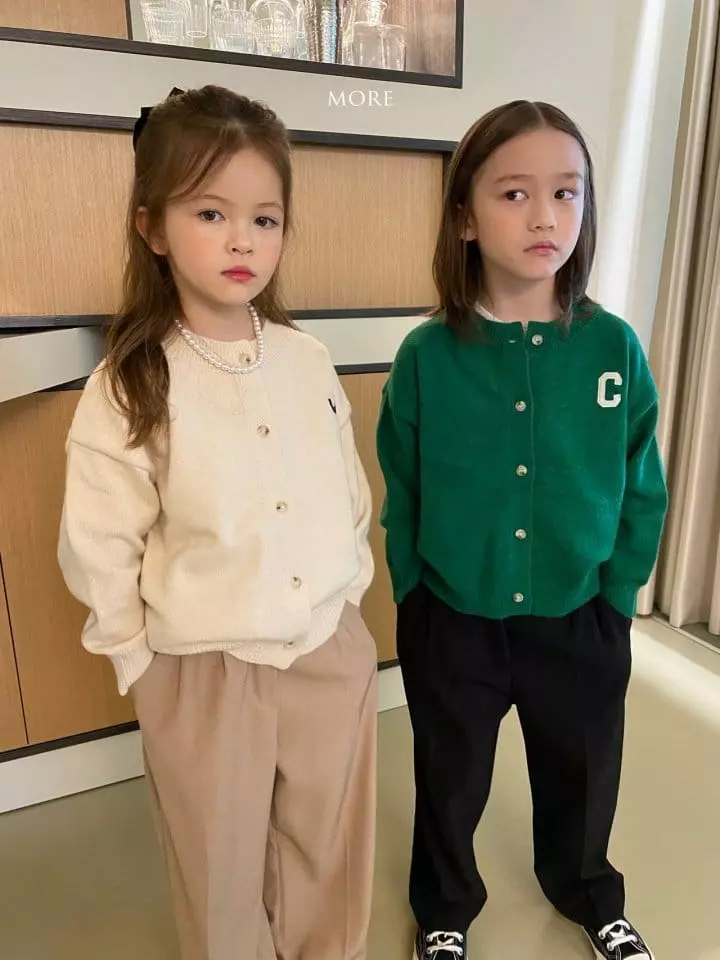 More - Korean Children Fashion - #childofig - Alphabet Cardigan - 9