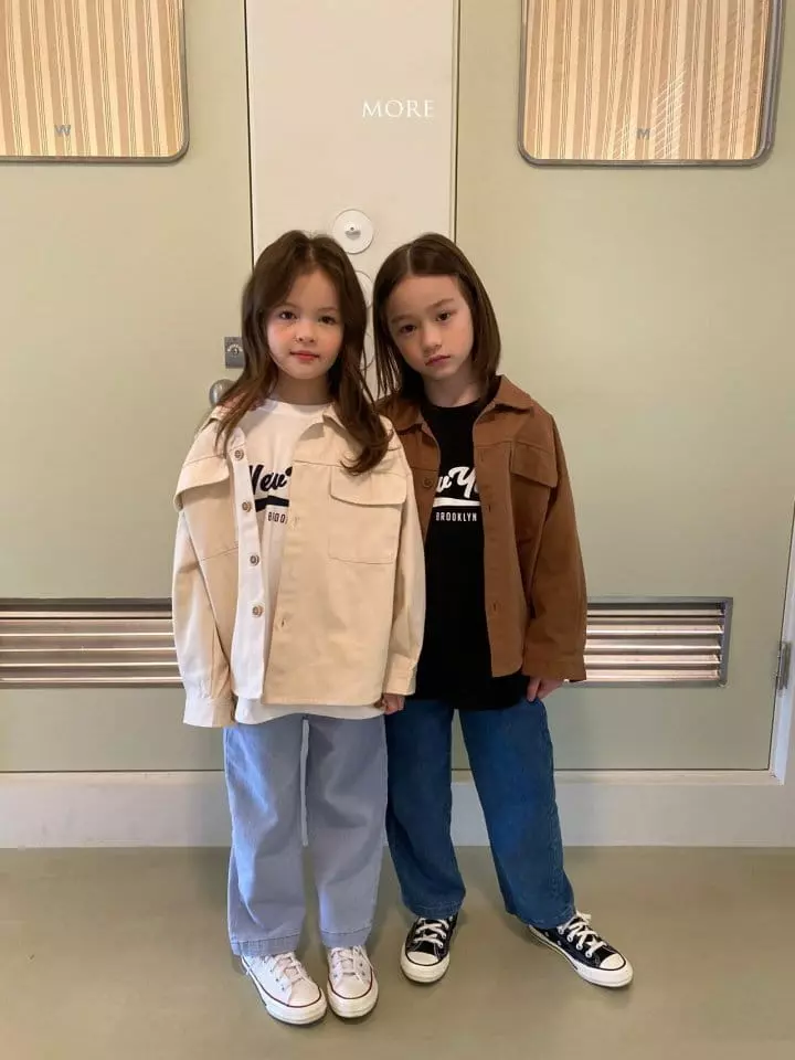 More - Korean Children Fashion - #childofig - Big Pocket Overfit Shirt - 8