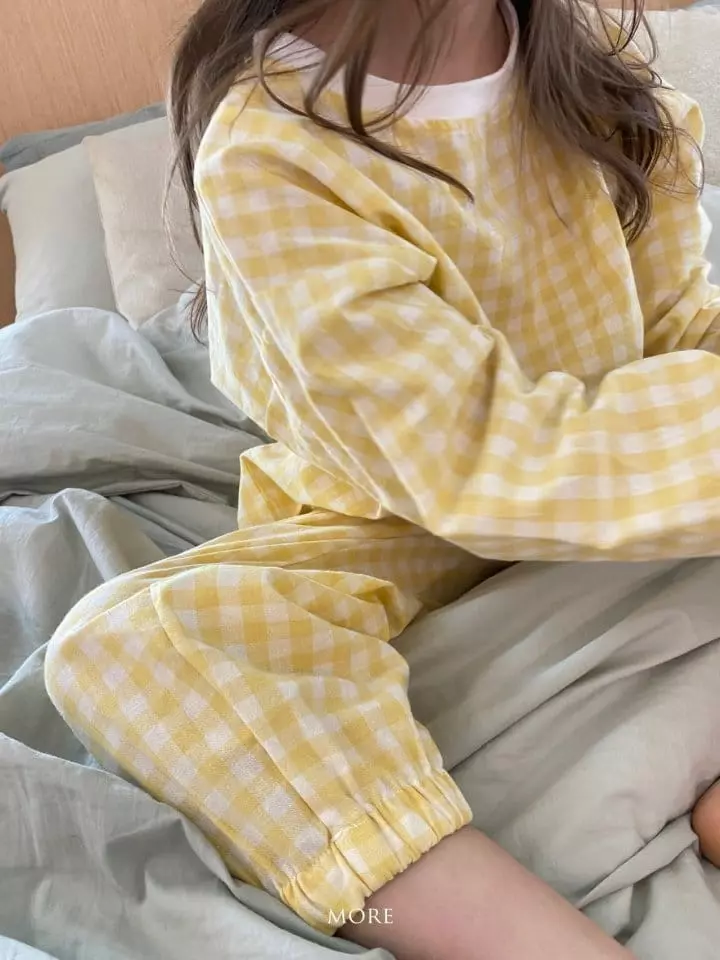 More - Korean Children Fashion - #childofig - Small Check Pajamas - 11