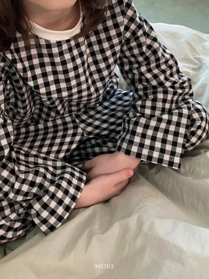 More - Korean Children Fashion - #childrensboutique - Small Check Pajamas - 12