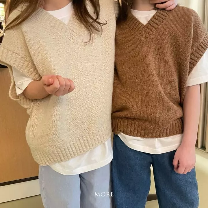 More - Korean Children Fashion - #discoveringself - Tomi V Neck Knit Vest