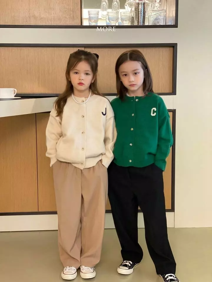 More - Korean Children Fashion - #discoveringself - Alphabet Cardigan - 12