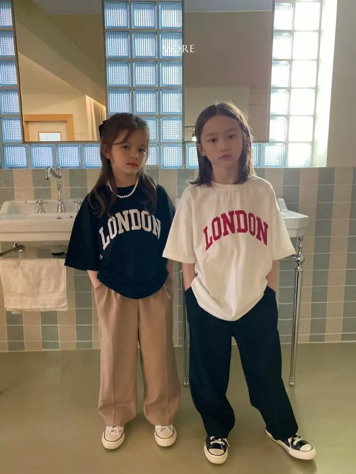 More - Korean Children Fashion - #discoveringself - London Short Sleeves Tee - 9