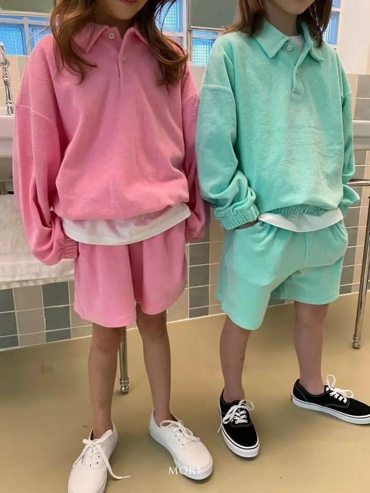 More - Korean Children Fashion - #discoveringself - Terry Collar Top Bottom Set - 9