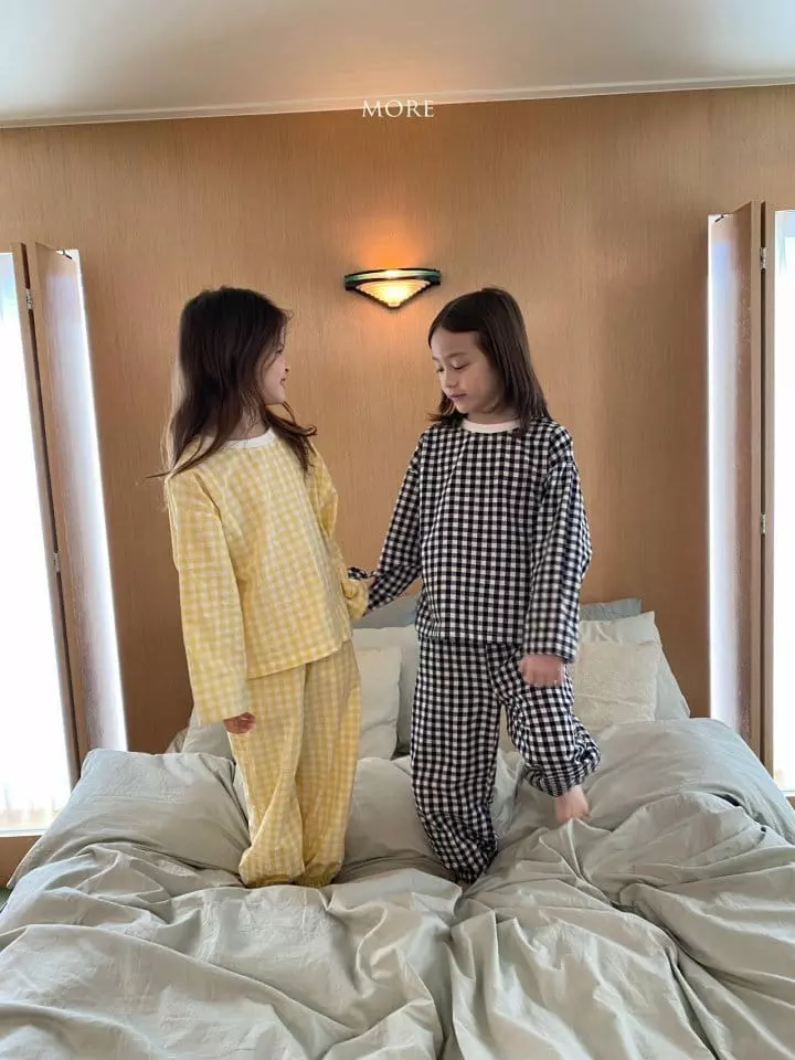 More - Korean Children Fashion - #kidsshorts - Small Check Pajamas - 2