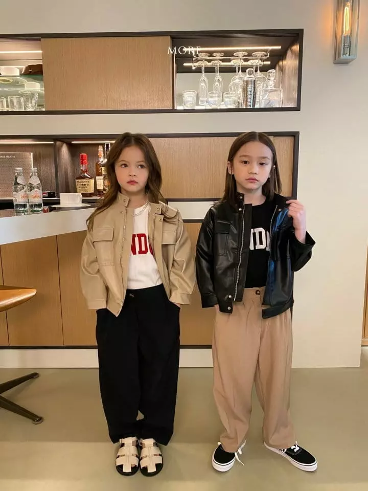 More - Korean Children Fashion - #kidsstore - Big Pocket Leather Jacket - 2