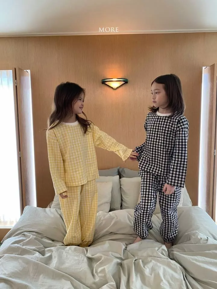 More - Korean Children Fashion - #kidsstore - Small Check Pajamas - 3