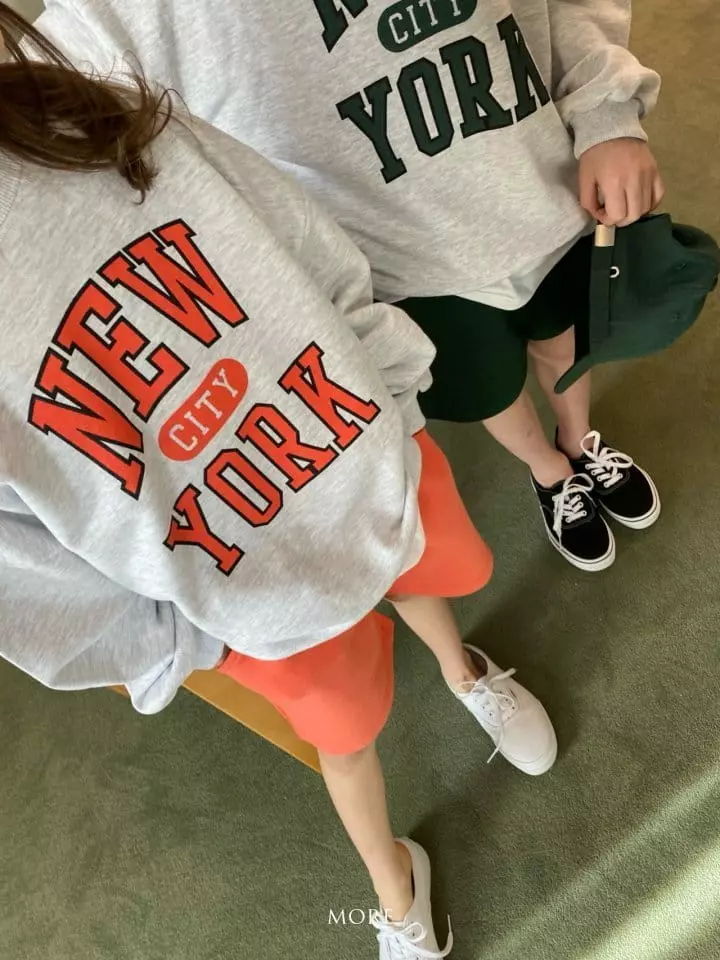 More - Korean Children Fashion - #kidsstore - Newyork Sweatshirt Bottom Set - 2