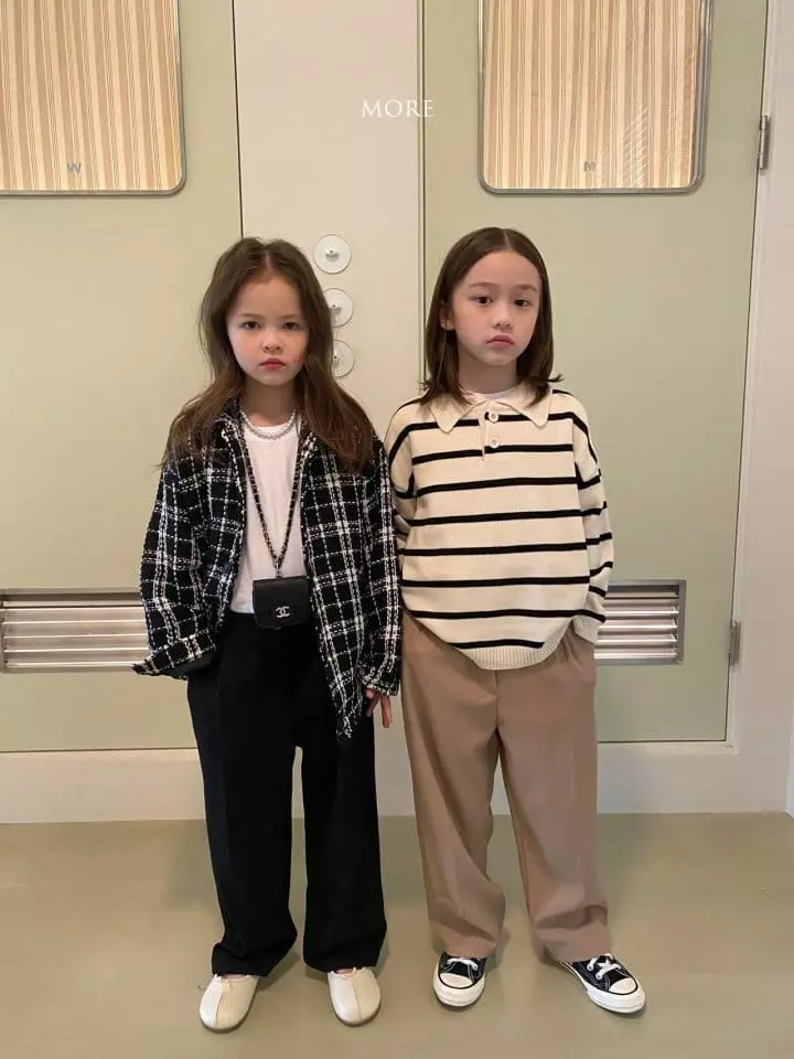 More - Korean Children Fashion - #kidzfashiontrend - Stripes Turtlebneck Knit - 2