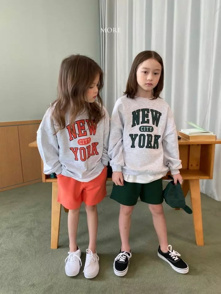 More - Korean Children Fashion - #kidzfashiontrend - Newyork Sweatshirt Bottom Set - 3