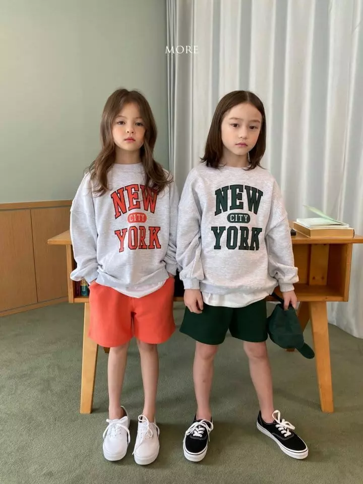 More - Korean Children Fashion - #littlefashionista - Newyork Sweatshirt Bottom Set - 5